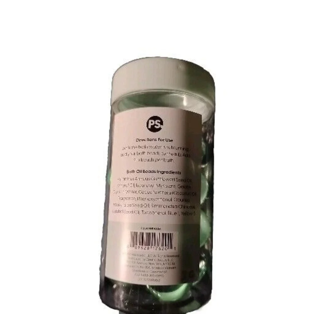 PopSugar Bath Oil Beads Eucalyptus  New 1.73 oz each‎ Turquoise